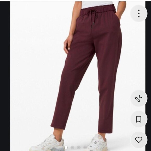Lululemon maroon pants - Picture 1 of 4